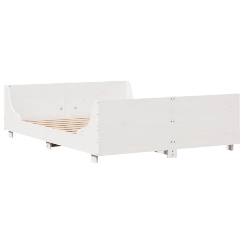 postel drewniane WaszeMeble 160x200 cm bílá WM-3302277 1 ks.