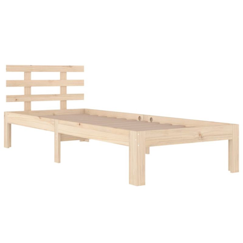 Dřevěná postel WaszeMeble 75x190 cm hnědá WM-814714 1 ks.