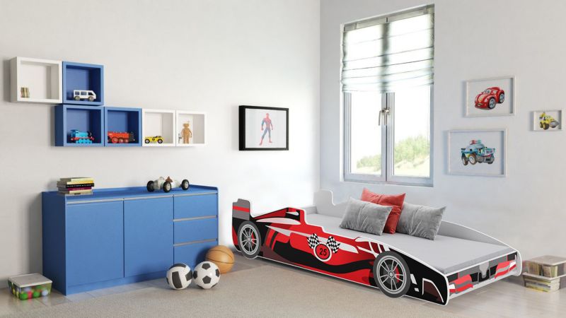 Łóżko dziecięce Kobi FORMUŁA red 160x80 cm 1 szt.