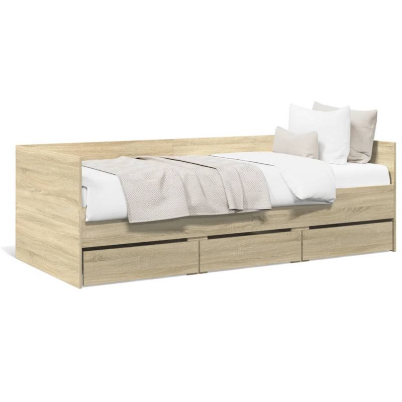 Łóżko dzienne WaszeMeble 75x190 cm brązowe  WM-3280834 1 szt.