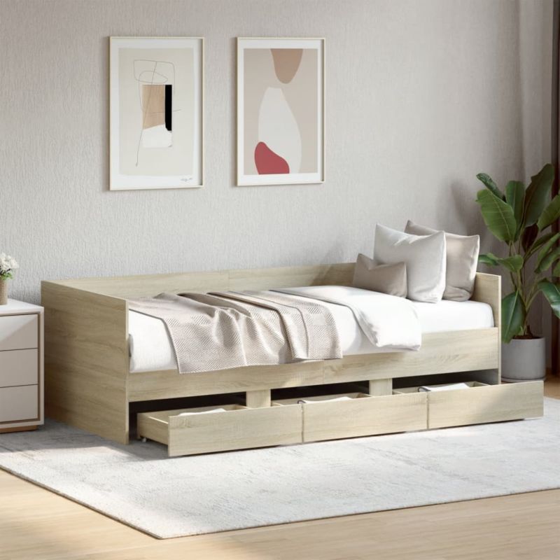 Łóżko dzienne WaszeMeble 75x190 cm brązowe  WM-3280834 1 szt.