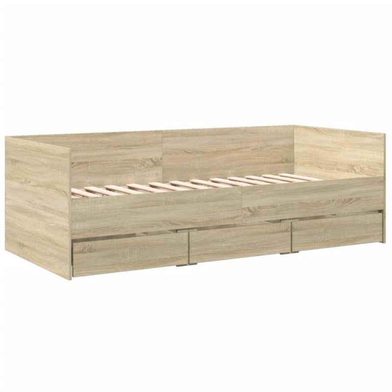 Łóżko dzienne WaszeMeble 75x190 cm brązowe  WM-3280834 1 szt.