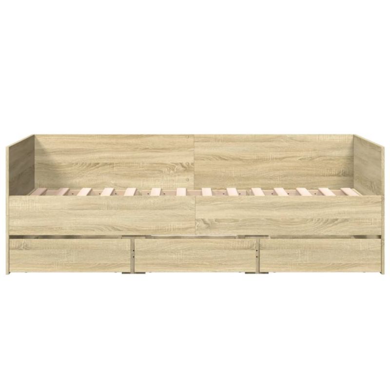 Łóżko dzienne WaszeMeble 75x190 cm brązowe  WM-3280834 1 szt.