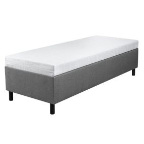 Łóżko Hotelowe Bonni BOX 30 z Materacem 90x200 Szare 1 szt.