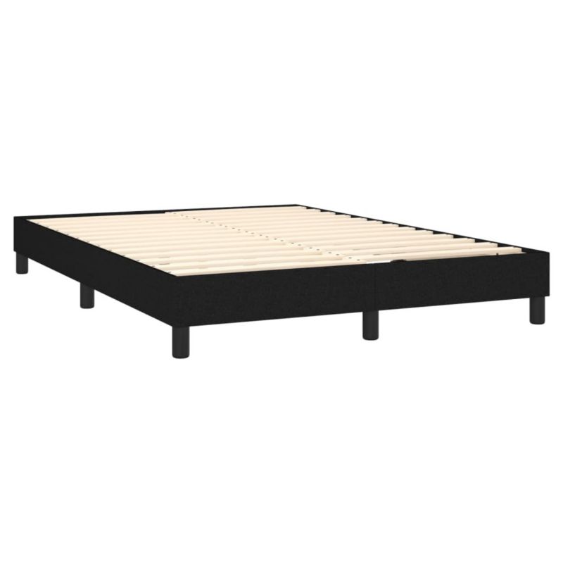 Łóżko kontynentalne WaszeMeble 140x200 cm czarne WM-3133079 1 szt.