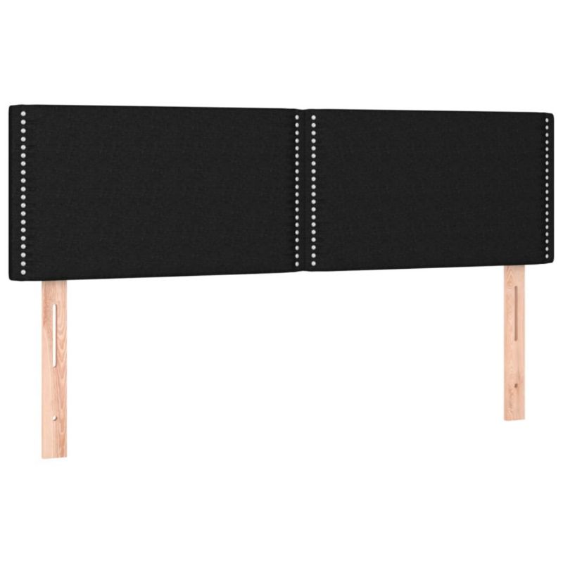 Łóżko kontynentalne WaszeMeble 140x200 cm czarne WM-3133079 1 szt.