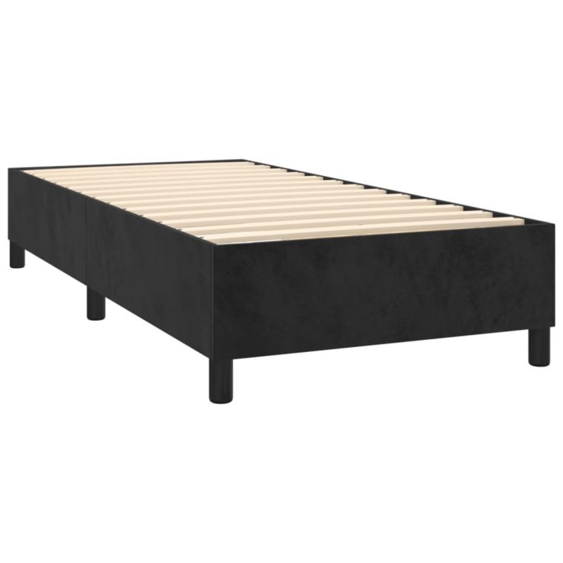 Łóżko kontynentalne WaszeMeble 80x200 cm czarny WM-3136331 1 szt.