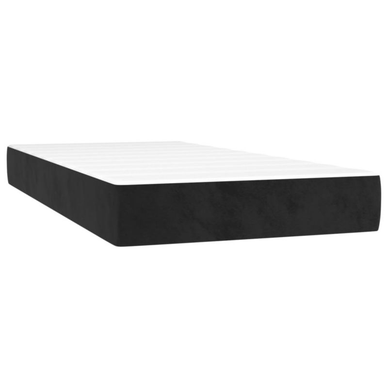 Łóżko kontynentalne WaszeMeble 80x200 cm czarny WM-3136331 1 szt.
