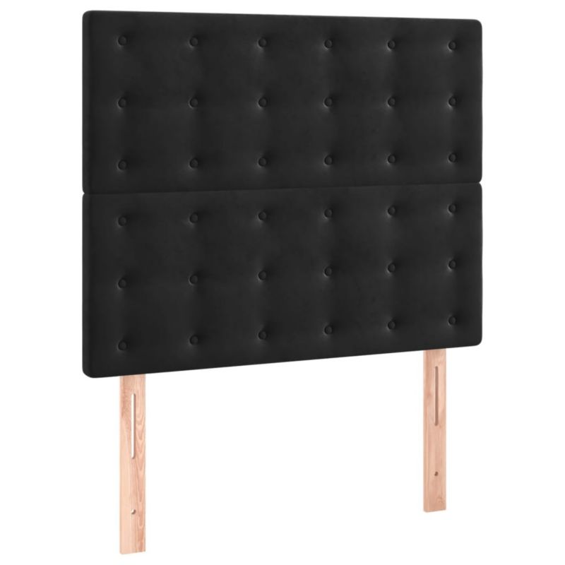 Łóżko kontynentalne WaszeMeble 80x200 cm czarny WM-3136331 1 szt.