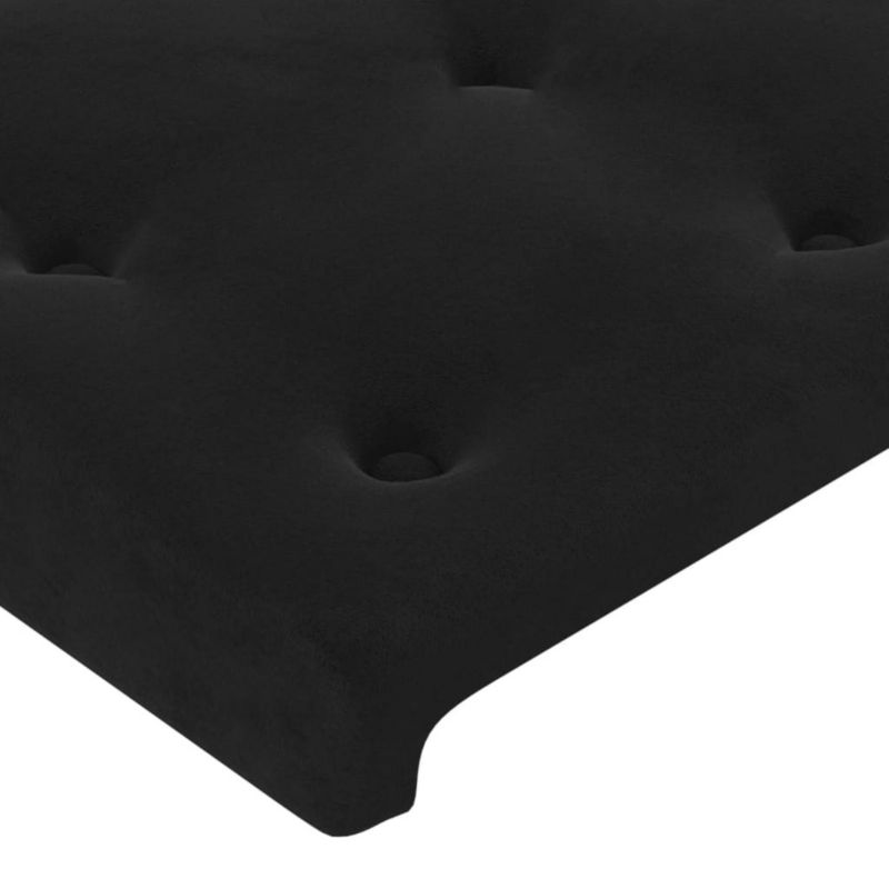 Łóżko kontynentalne WaszeMeble 80x200 cm czarny WM-3136331 1 szt.