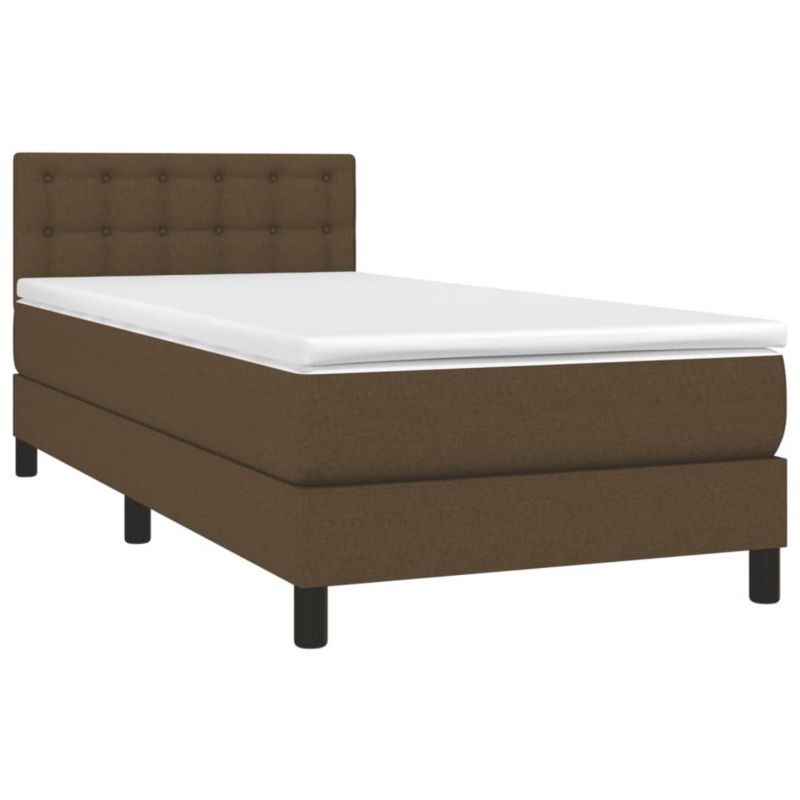 Łóżko kontynentalne WaszeMeble 90x200 cm brązowe WM-3133448 1 szt.