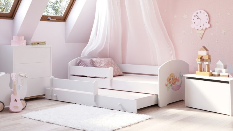 Łóżko podwójne Kobi LUK 160x80 Syrenka 1 szt.