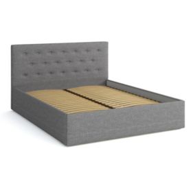 Łóżko tapicerowane 180x200 Bonni Star Szare 1 szt.