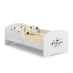 Łożko dziecięce Kobi LUK z barierką 140x70 Kobi Princess 1 szt.