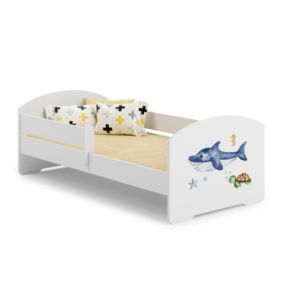 Łożko dziecięce Kobi LUK z barierką 160x80 Kobi Rekin 1 szt.