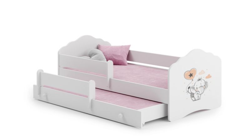 Łożko podwójne Kobi FALA 160x80 Słonik 1 szt.