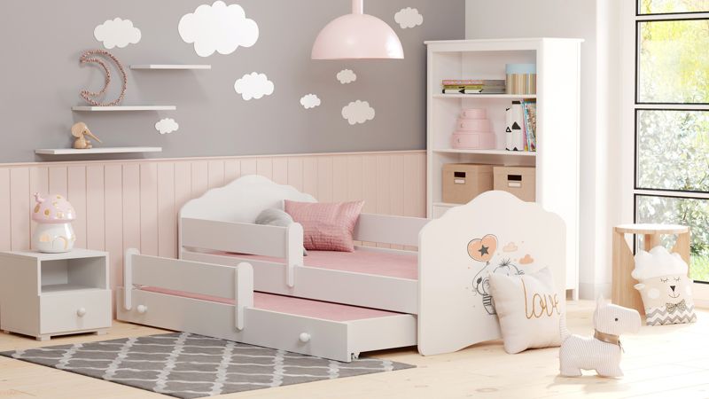 Łożko podwójne Kobi FALA 160x80 Słonik 1 szt.