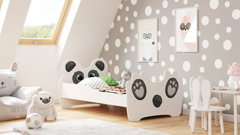 Łożko pojedyncze Kobi Panda 160x80 z materacem 1 szt.