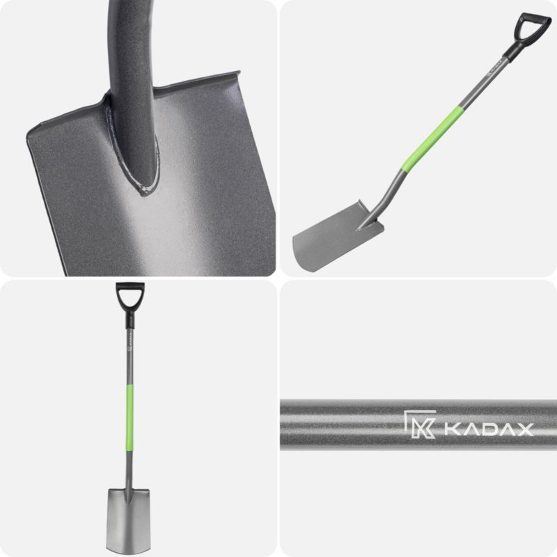 Łopata KADAX Szpadel Prosty 120cm metalowy Ogrodowy Ergonomiczny Solidny 1szt.