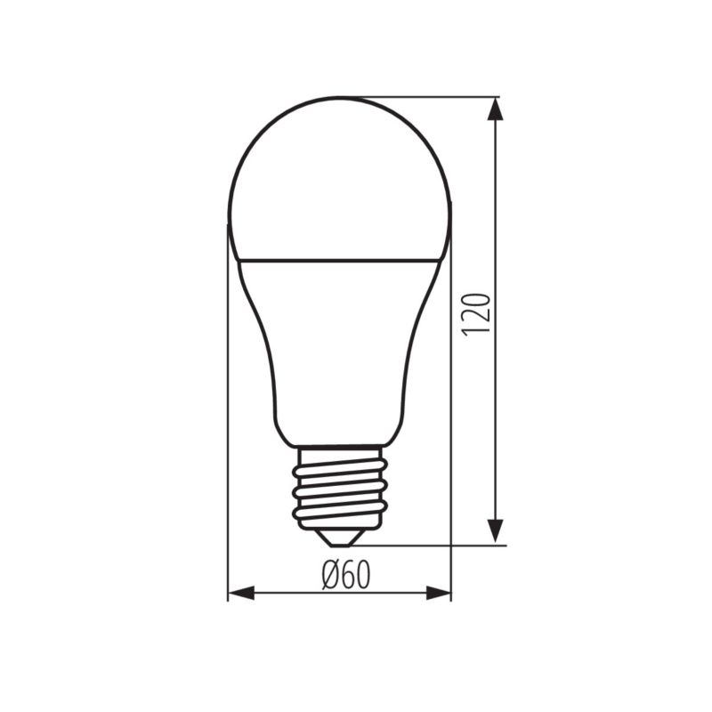 Źródło światła LED LightLogic LL A60 13W E27 WW 66042 żarówka 1520lm barwa ciepła biała 1 szt.