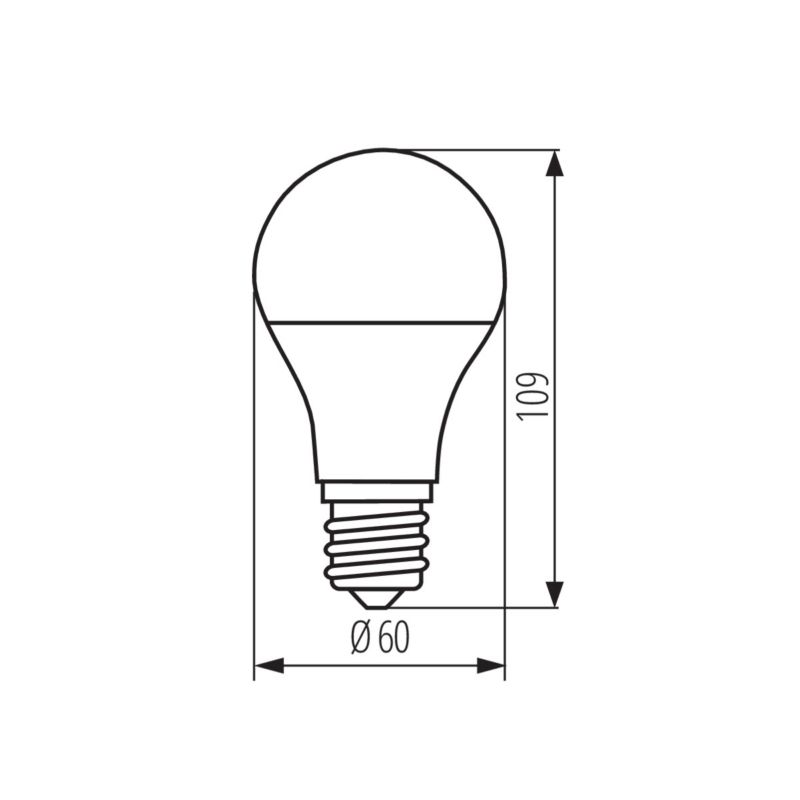Źródło światła LED LightLogic LL A60 9,5W E27 NW 66041 żarówka 1055lm barwa biała 1 szt.
