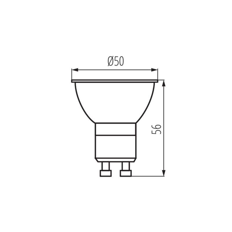 Źródło światła LED LightLogic LL GU10 9W NW 66047 żarówka 880lm barwa biała 1 szt.