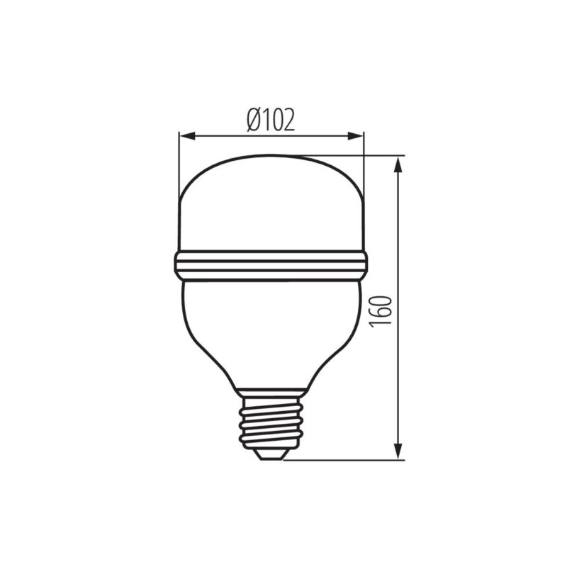 Źródło światła LED LightLogic LL T100 28W E27 NW 66085 żarówka 3000lm barwa biała 1 szt.