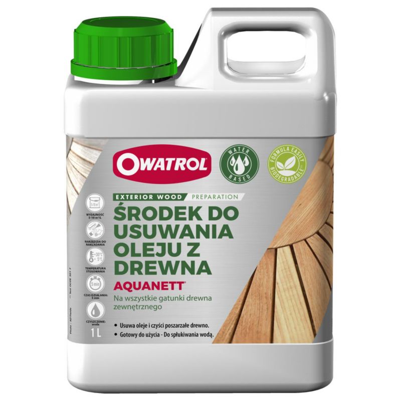 Środek do usuwania starych powłok olejowych Owatrol Aquanett 1L 1 szt.