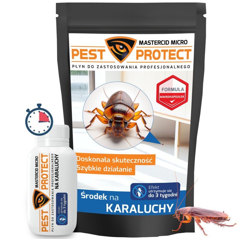 Środek na Karaluchy PEST PROTECT 30ml Skuteczny Silny Koncentrat Trutka Mocny Preparat, 1szt.