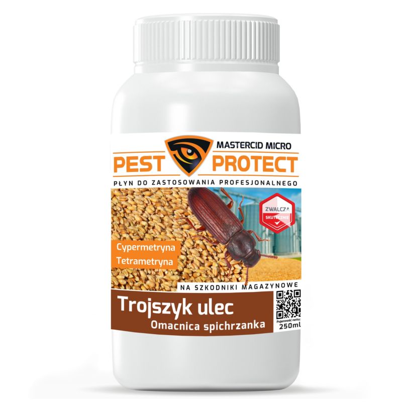 Środek na Trojszyki PEST PROTECT 250ml Szkodniki Magazynowe Trojszyk Ulec Omacnica Spichrzanka, 1szt.