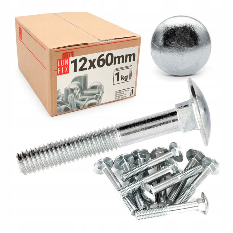Śruba zamkowa Lun Fix M12 60 mm 1kg