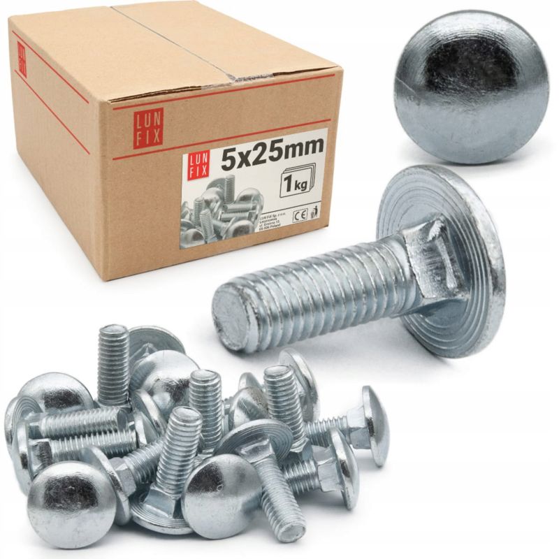 Śruba zamkowa Lun Fix M5 25 mm 1kg