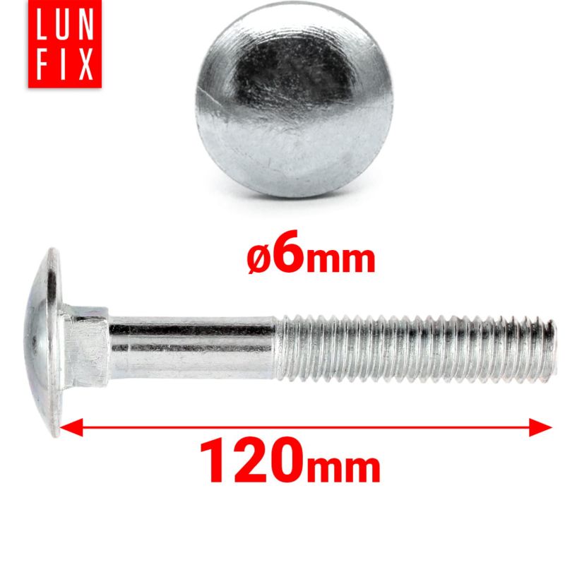 Śruba zamkowa Lun Fix M6 120 mm 1kg