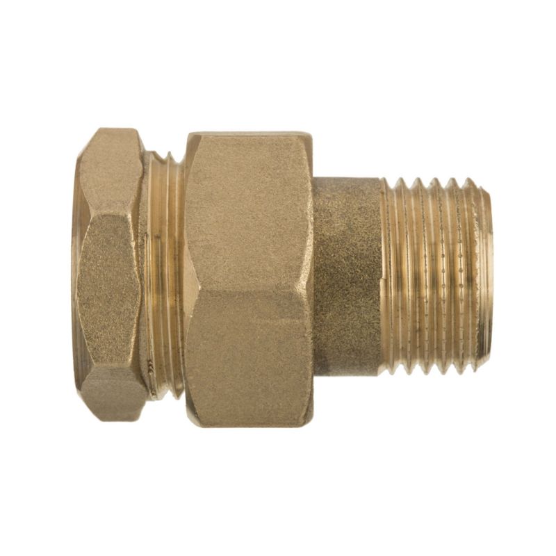 Śrubunek Mosiężny Stożkowy Na Stożek Prosty GW/GZ 1" x 1" INVENA 1 szt.