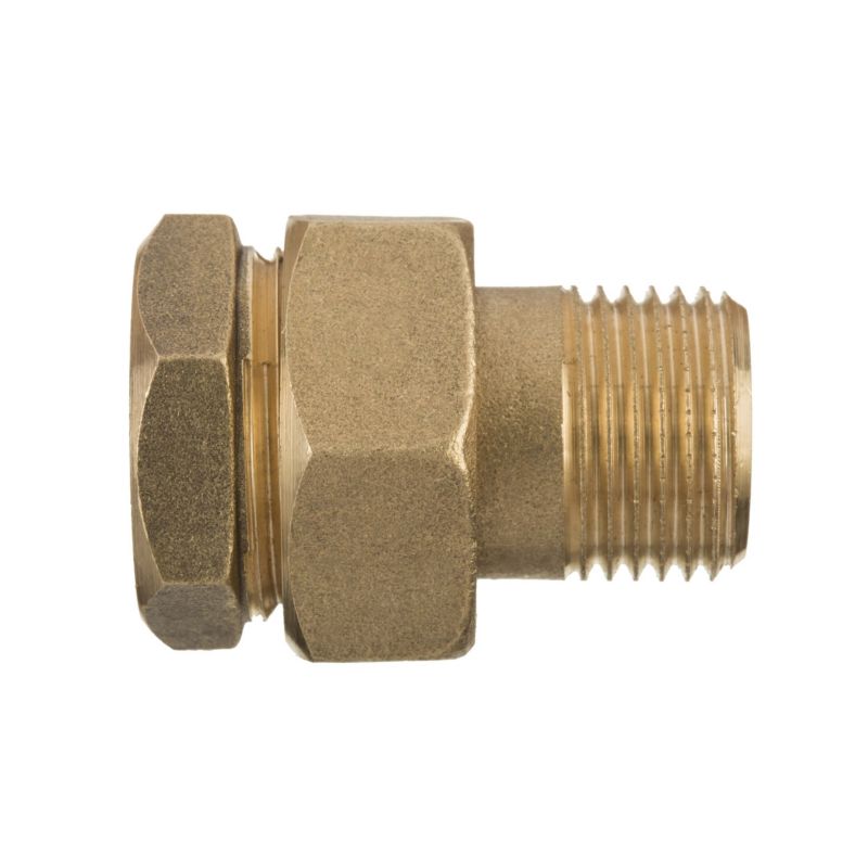 Śrubunek Mosiężny Z O-ringiem Prosty Oring GW/GZ 1" x 1" INVENA 1 szt.