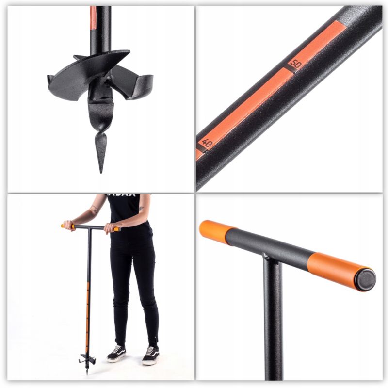 Świder Do Ziemi KADAX Gleby Wiertnica Dołownik 130mm 1szt.