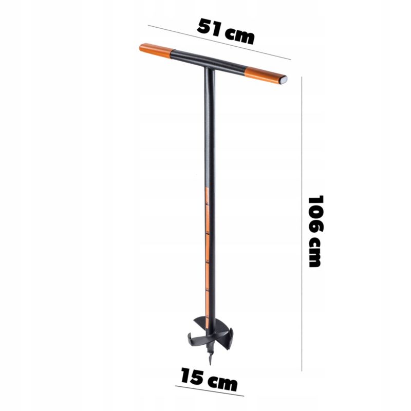 Świder Do Ziemi KADAX Gleby Wiertnica Dołownik 150mm 1szt.
