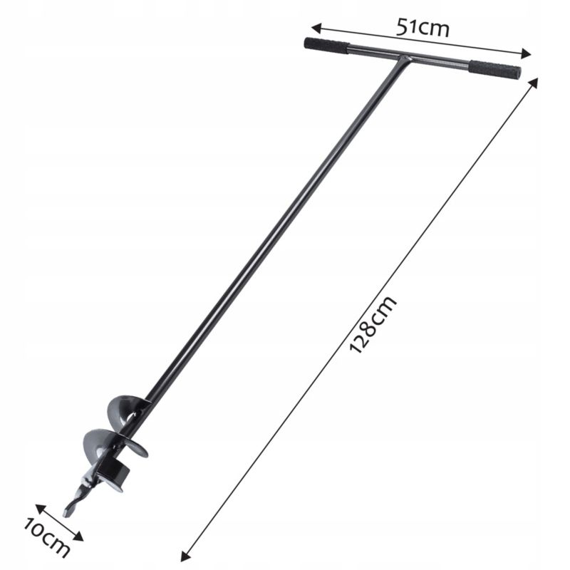 Świder Ręczny KADAX Do Gleby Ziemi Gruntu Dołownik 100mm 1szt.