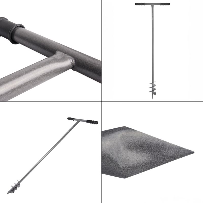 Świder Ręczny KADAX Do Ziemi Gleby Wiertnica Glebowa 8cm 80mm Dołownik mocny 1szt.