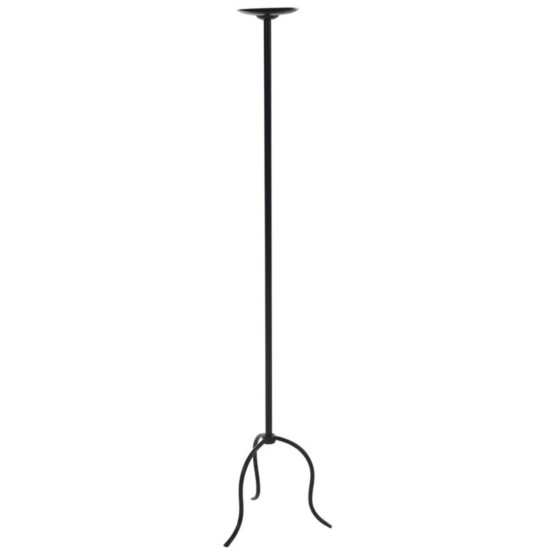 Świecznik Almada Metal 118 cm Czarny 1 szt.
