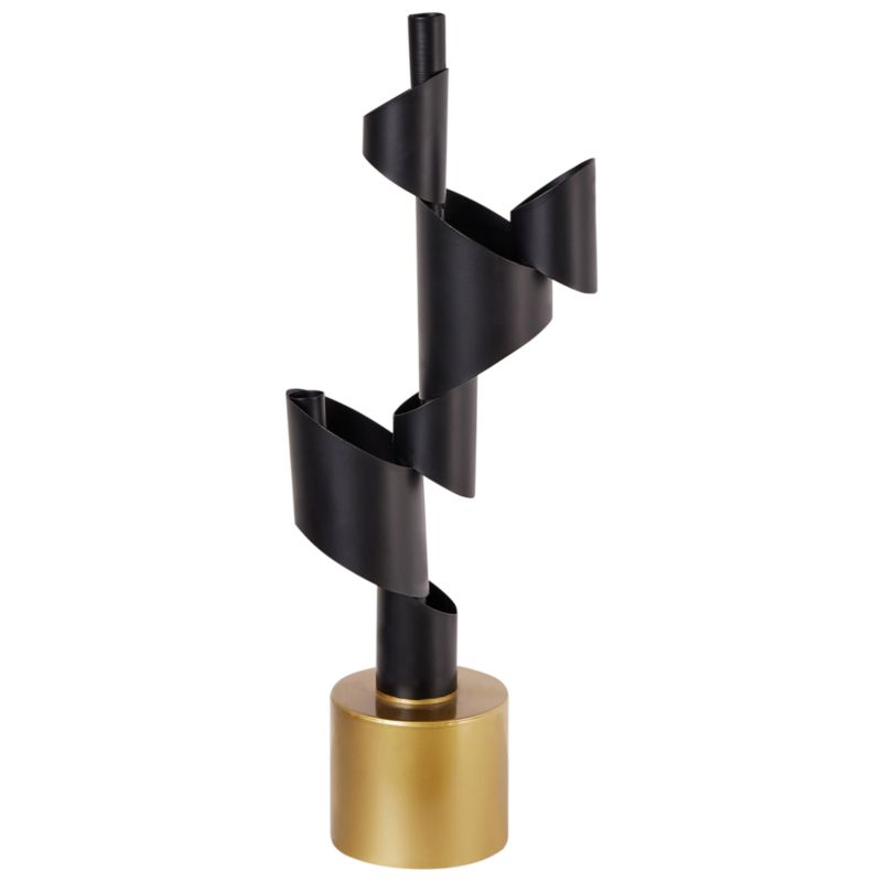 Świecznik Amilly Metal 51 cm Czarny 1 szt.