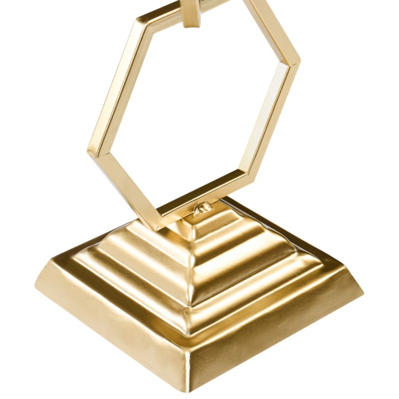 Świecznik Ardee Metal 44 cm Złoty 1 szt.