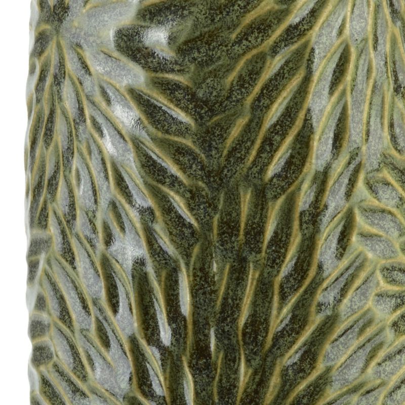 Świecznik ceramiczny MONDEX YARINE 10,5x8,5x16,5 cm zielony 1 szt.