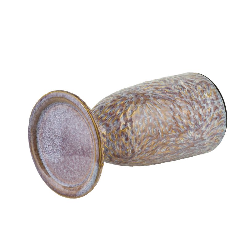 Świecznik ceramiczny MONDEX Yarine 11x10x20 cm beżowy 1 szt.