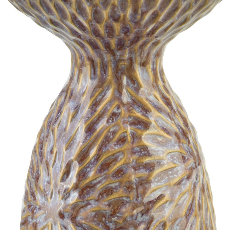 Świecznik ceramiczny MONDEX Yarine 11x10x20 cm beżowy 1 szt.