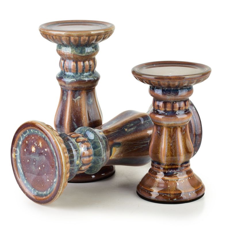Świecznik ceramiczny YARINE YARINE 10x10x25,5cm kolor do wyboru 1szt