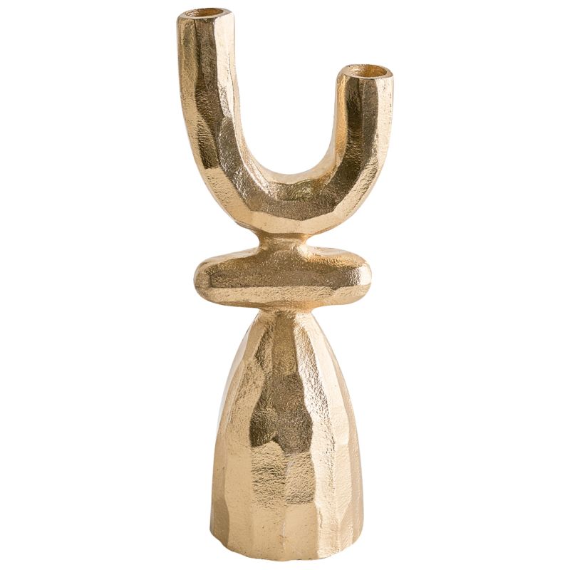Świecznik Kradenik Metal 33 cm Złoty 1 szt.