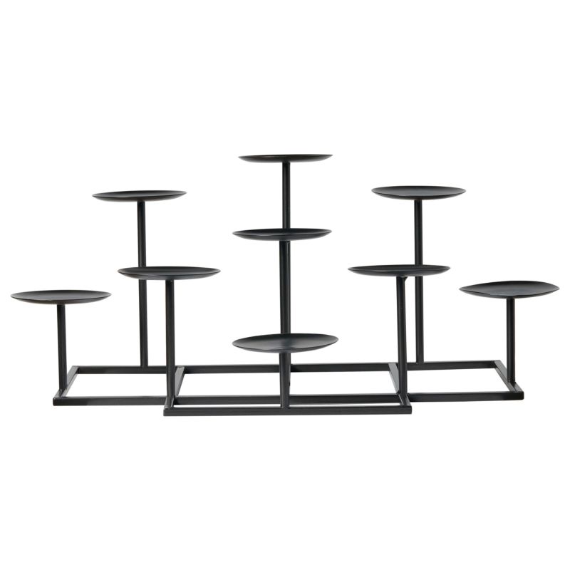 Świecznik Lamego Metal 23 cm Czarny 1 szt.