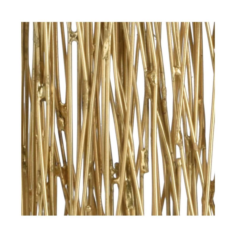 Świecznik lampion H&S Decoration złoty metalowy 10x13 cm 1 szt.