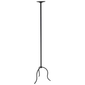 Świecznik metalowy 120 cm czarny Almada 1 szt.